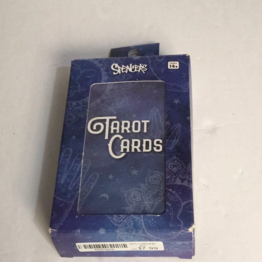 NWOT SPENCER’S TAROT CARDS Standard 72 Card Deck 22 Major & 56 Minor Arcana